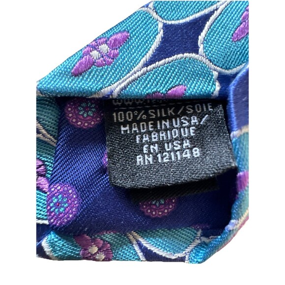 Ted Baker London Geometric 100% Italian Silk Tie Bundle Made In USA Preppy - Picture 6 of 6